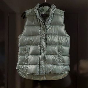 JCrew Shiny Down Puffer Vest S